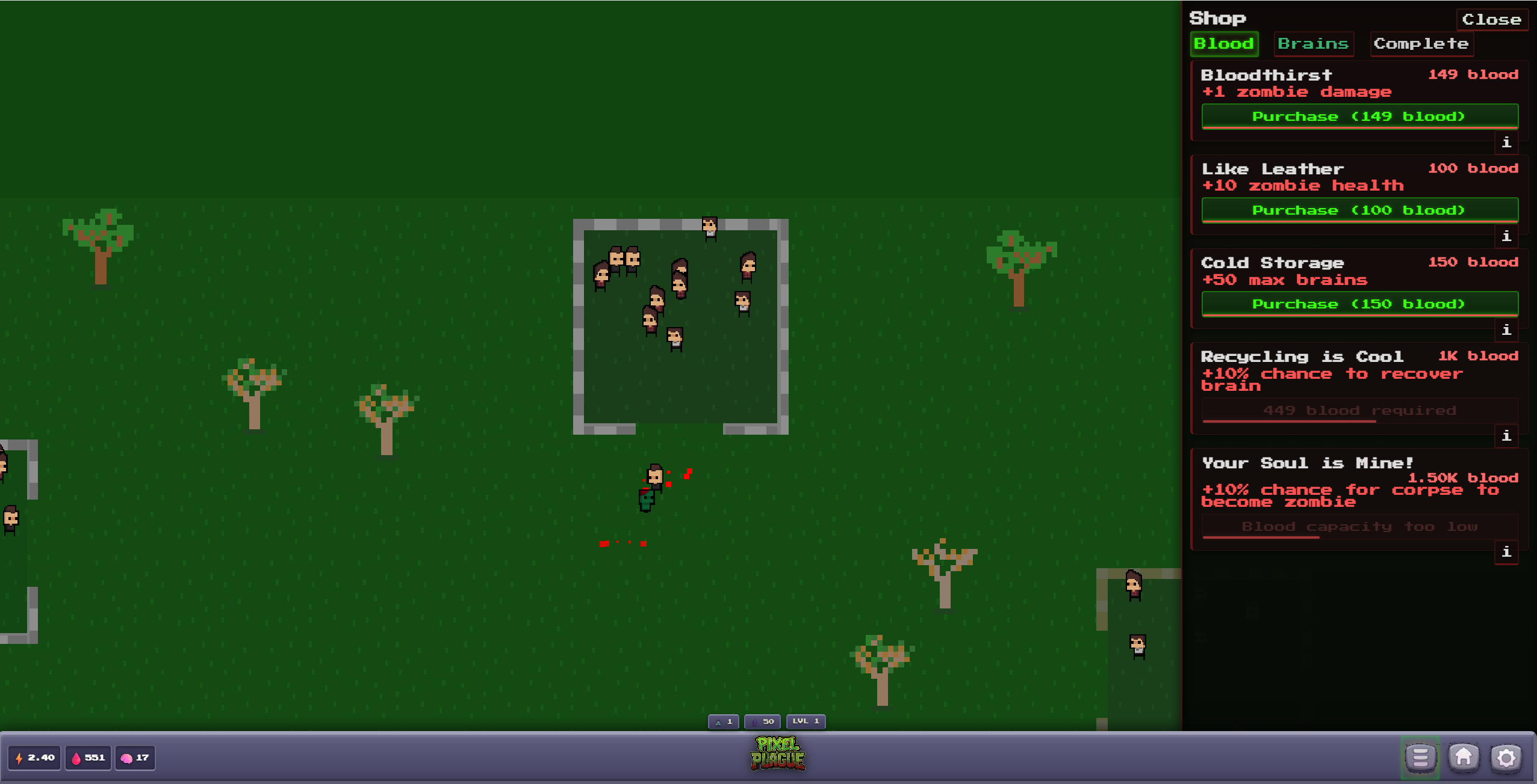 Pixel Plague — Gameplay